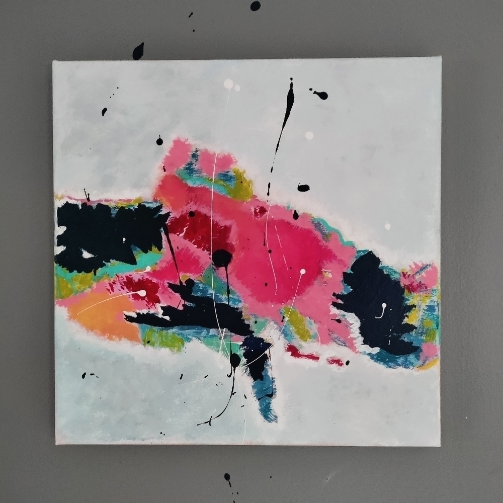 Abstract art 12 x 12" original